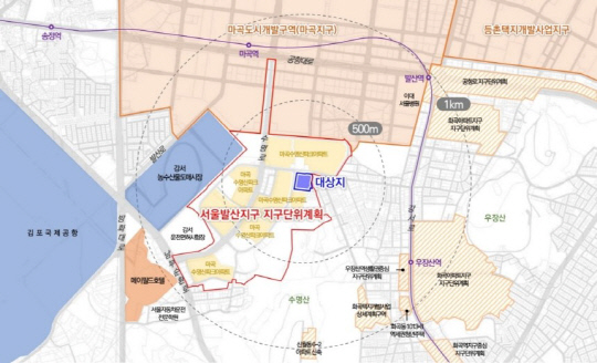 '서울발산지구' 위치도. [서울시 제공]